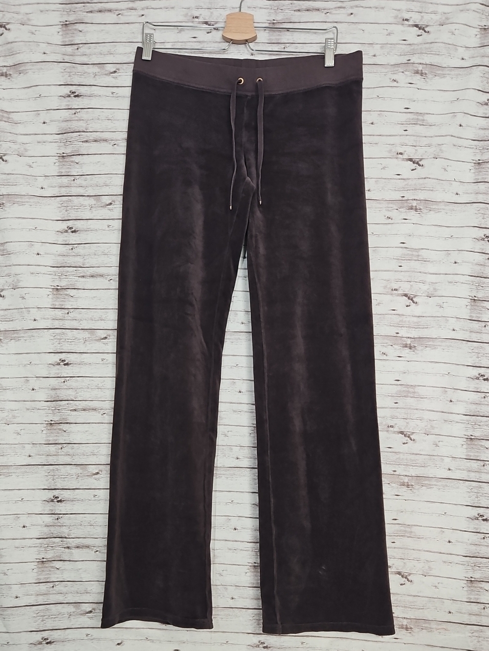 Juicy Couture Brown Velour Track Pants